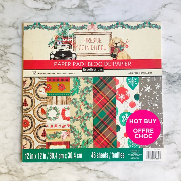 Recollections Fireside Paper Pad 12 x 12 - Picture 3 of 16